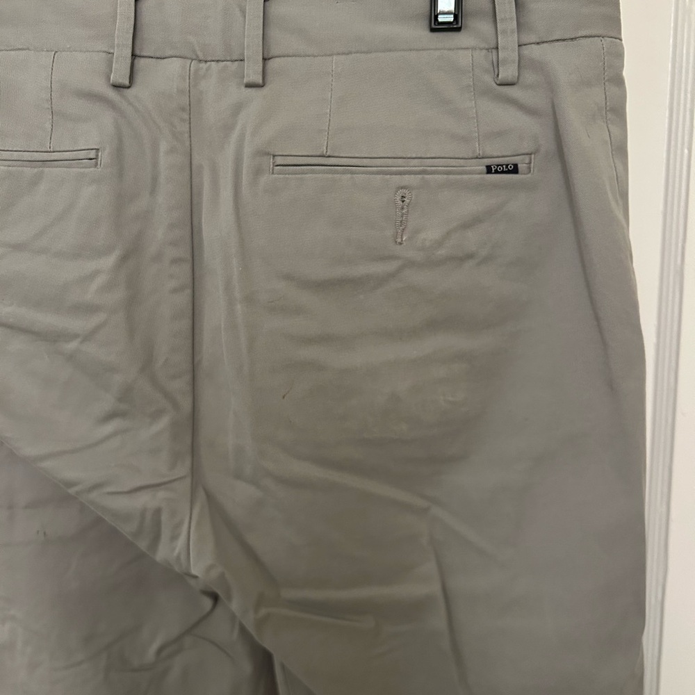 NWOT Polo by Ralph Lauren Gray Chinos Lightweight Cotton-Blend